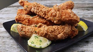 Crispy Fried Salmon Tenders Recipe | How to cook salmon | Salmon recipe