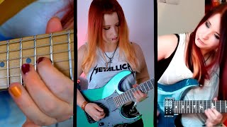 3 "EASY“ & Short Metallica Kirk Hammett Solos for very ambitious beginners