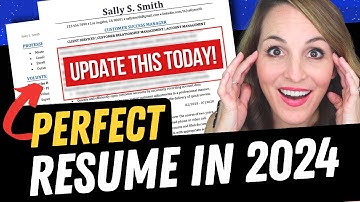 THE PERFECT RESUME IN 15 MINUTES OR LESS! 2025 TEMPLATE INSIDE!