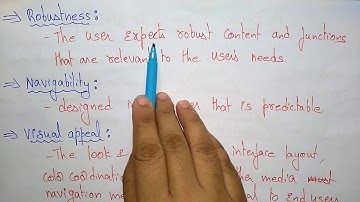 Web Design Goals | Software Engineering | SE | Lec-71 | Bhanu Priya