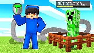 BUZ MOBLARIN SÜTÜNÜ İÇİYOR! - Minecraft