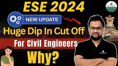 UPSC ESE 2024 Final Cutoff 🔥 | ESE 2024 Cutoff | Comparison b/w ESE 2023 & ESE 2024 Cutoff