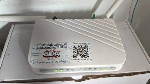 HOW TO CHANGE BIDA FIBER WIFI PASSWORD