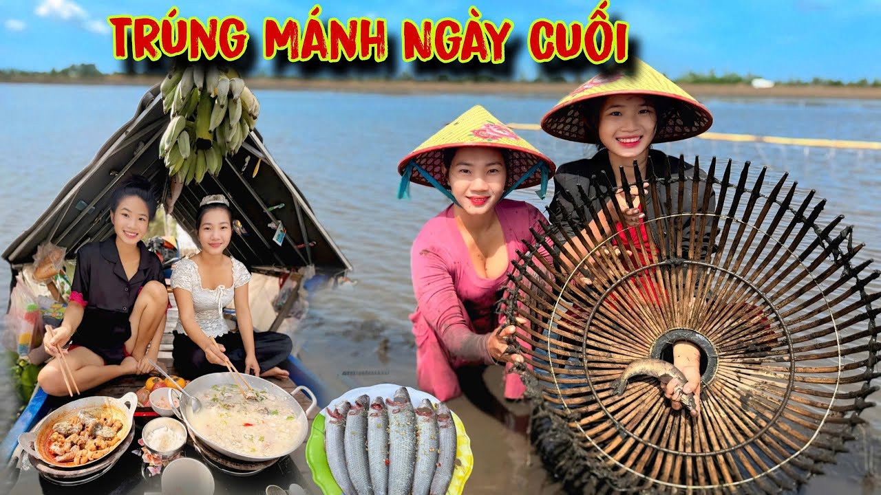 Ủi Côn Miền Tây “ TRÚNG NGAY Ổ CÁ LÓC “ Trên Đồng Nước Nổi | Lộc cá lăng 