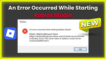 Roblox - An Error Occurred While Starting Roblox Studio - Error - Windows 11 / 10 / 8 / 7 - 2026