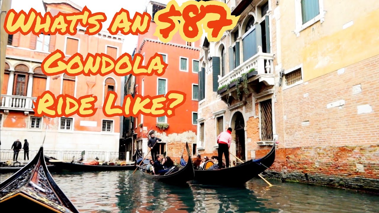 What An $87 Gondola Ride is Like In The VENICE ITALY Canals