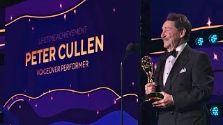 TRANSFORMERS LEGEND Peter Cullen RECEIVES Lifetime Achievement Award!!! - "We are one." ❤️💙😭🔥
