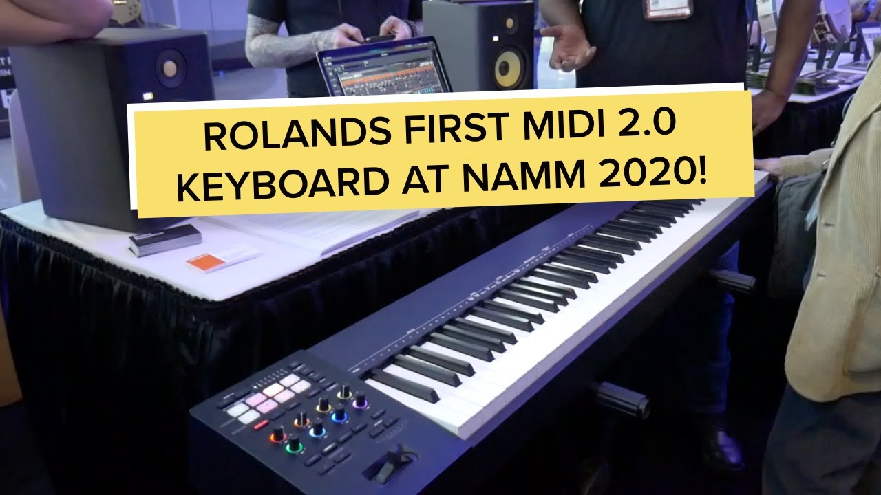 NAMM 2020: Rolands MIDI 2.0 keyboard is impressive