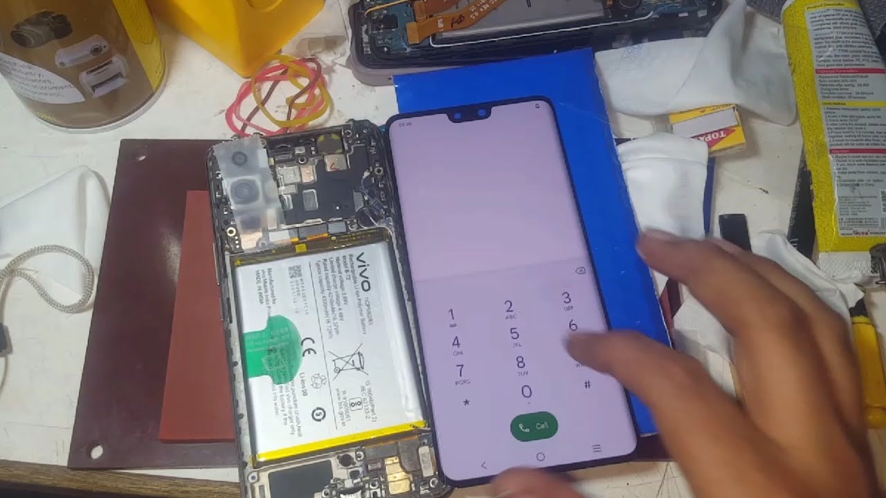 VIVO V23 pro edge glass replacement