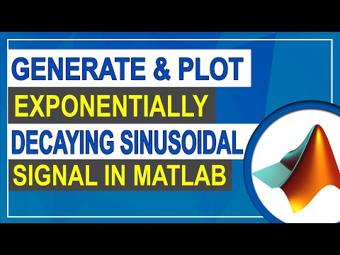 Generate & Plot Exponentially Decaying Sinusoidal Signal | MATLAB Tutorial for Beginners in Hindi
