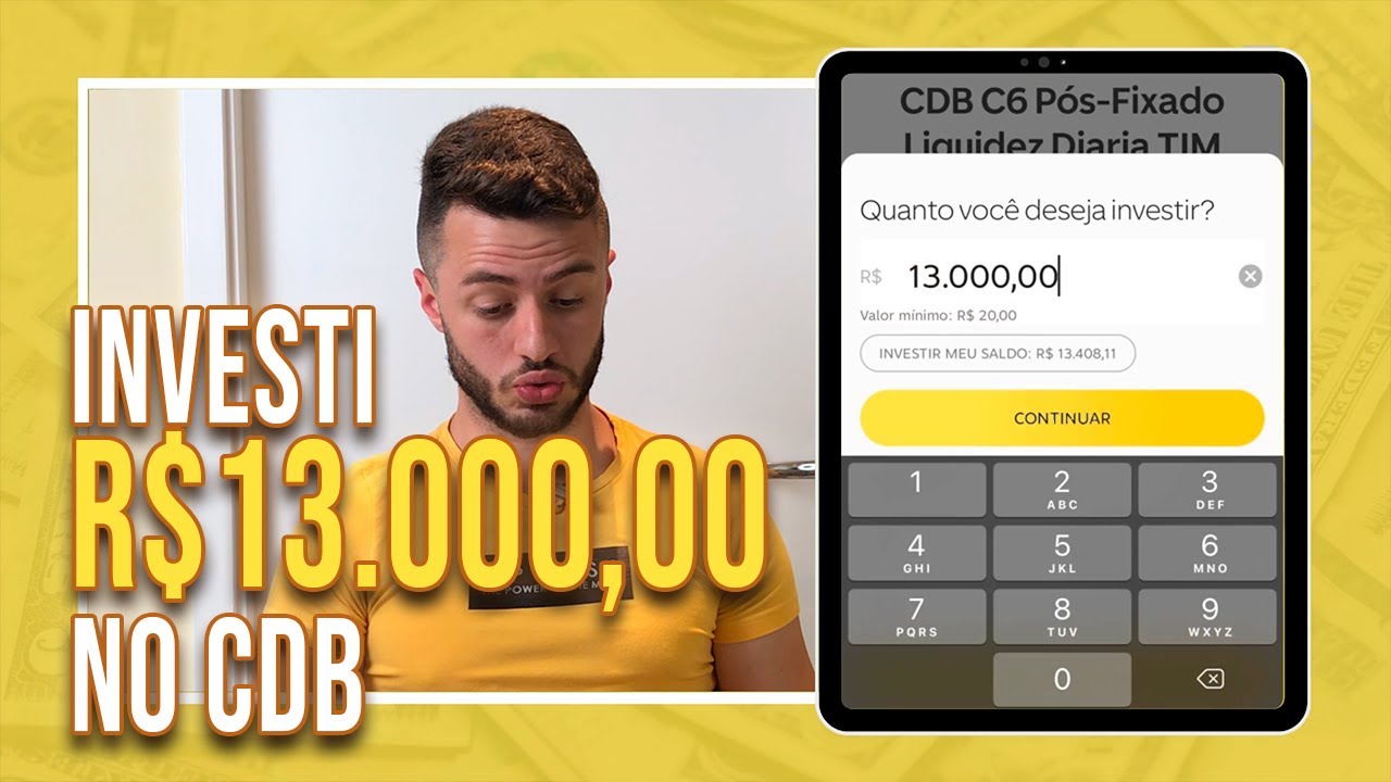 CDB C6 BANK Como INVESTIR No C6 Bank Na Pr tica CDB De Liquidez Di ria Banco C6 YouTube