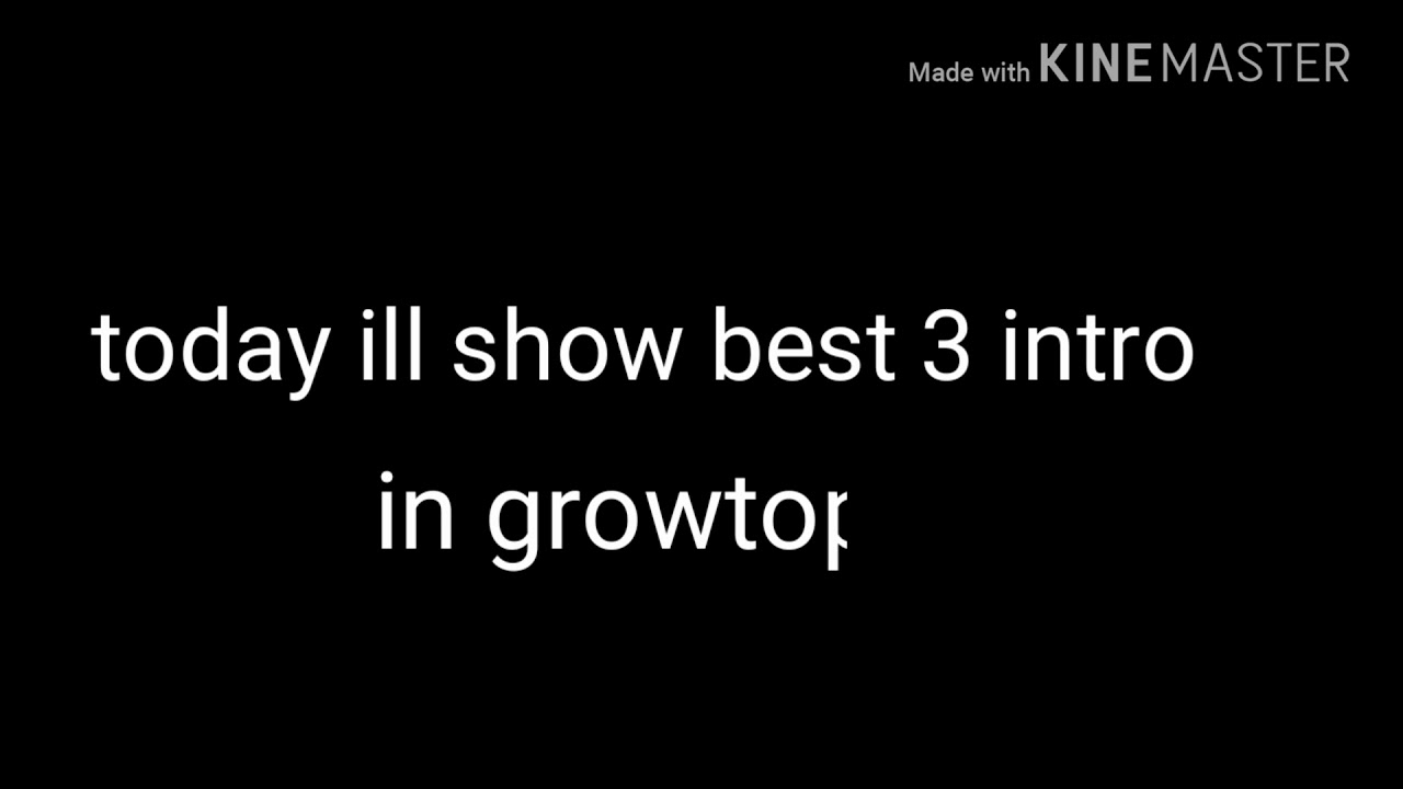 Best 3 intro in growtopia [animation]