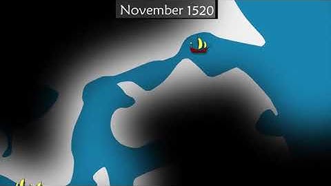 The First Circumnavigation of the Earth by Magellan & Elcano   Summary on a Map