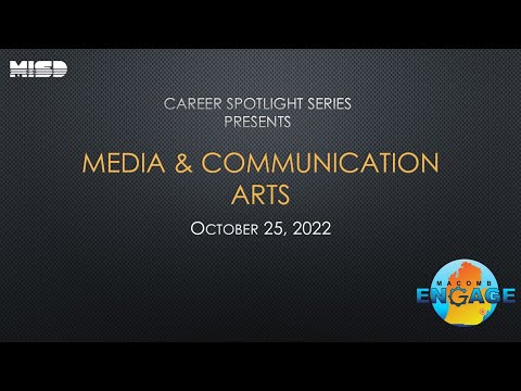 MISD Career Spotlight Series - Media Arts