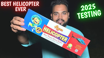 BEST EVER HELICOPTER 2025 | AYAAN FIREWORKS HELICOPTER TESTING 
