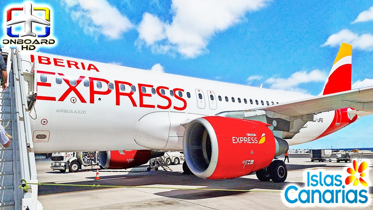 TRIP REPORT | Turbulent Flight from Lanzarote! ツ | Iberia Express A320 | Lanzarote to Madrid