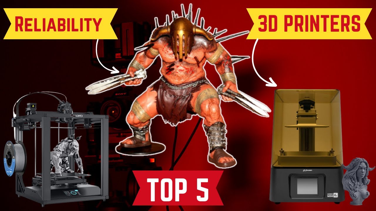 Top 5 Best 3D Printers For Reliability In 2023 - YouTube