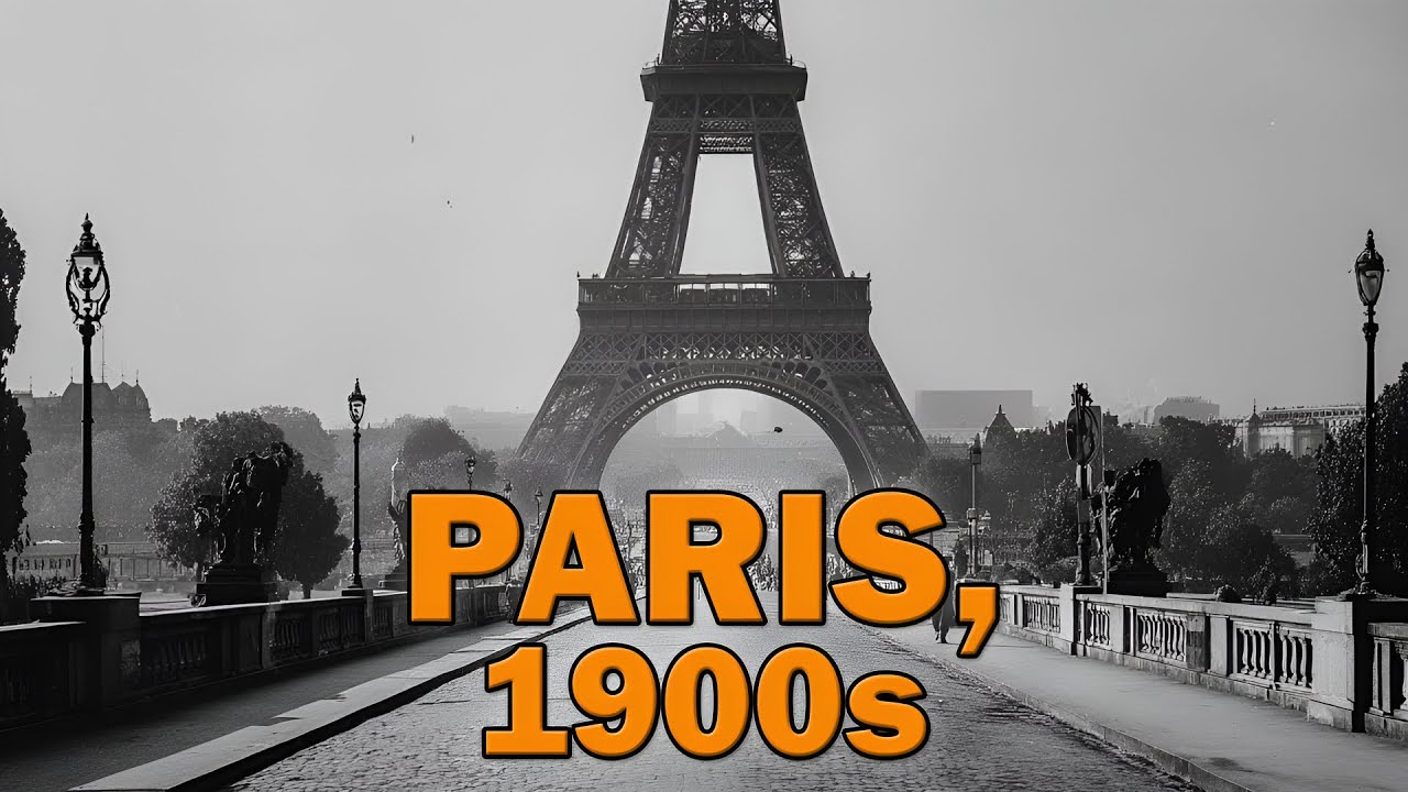 Paris Through the 20th Century Reconstructed from Real Photographs