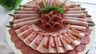 👍КАК КРАСИВО ПОДАТЬ МЯСНУЮ НАРЕЗКУ К ПРАЗДНИЧНОМУ СТОЛУ!!!👍 👍КАК КРАСИВО ПОДАТЬ МЯСНУЮ НАРЕЗКУ К ПРАЗДНИЧНОМУ СТОЛУ!!!👍