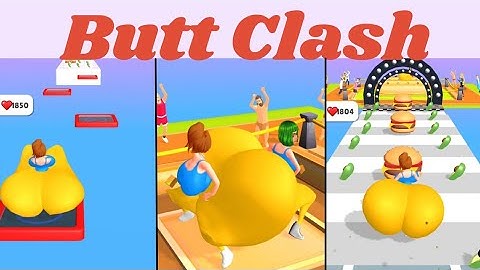 Butt Clash Newest update Android Max level walkthrough gameplay 😇😁