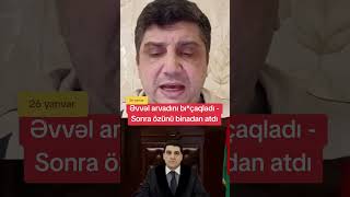 Əvvəl Arvadını Bıçaqladı, Sonra Özünü Binadan Atdı