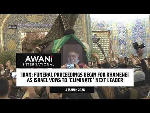Video Funeral proceedings begin for Khamenei as Israel vows to 'eliminate' next leader