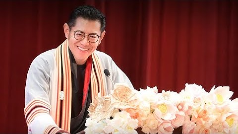 Speech from HM of Bhutan 🇧🇹 in Thailand 🇹🇭 