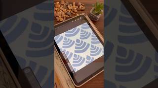 Ikat Pattern for Fabric & POD ✨#shorts #patterndesign #seamlesspattern #art #surfacedesigner