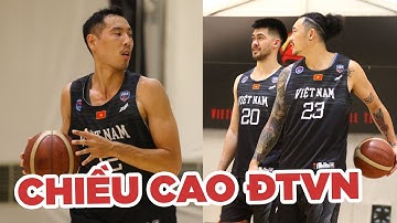 Chiều cao đội tuyển bóng rổ Việt Nam dự SEA Games 31: Trung bình 1m88, VĐV cao nhất 2m03