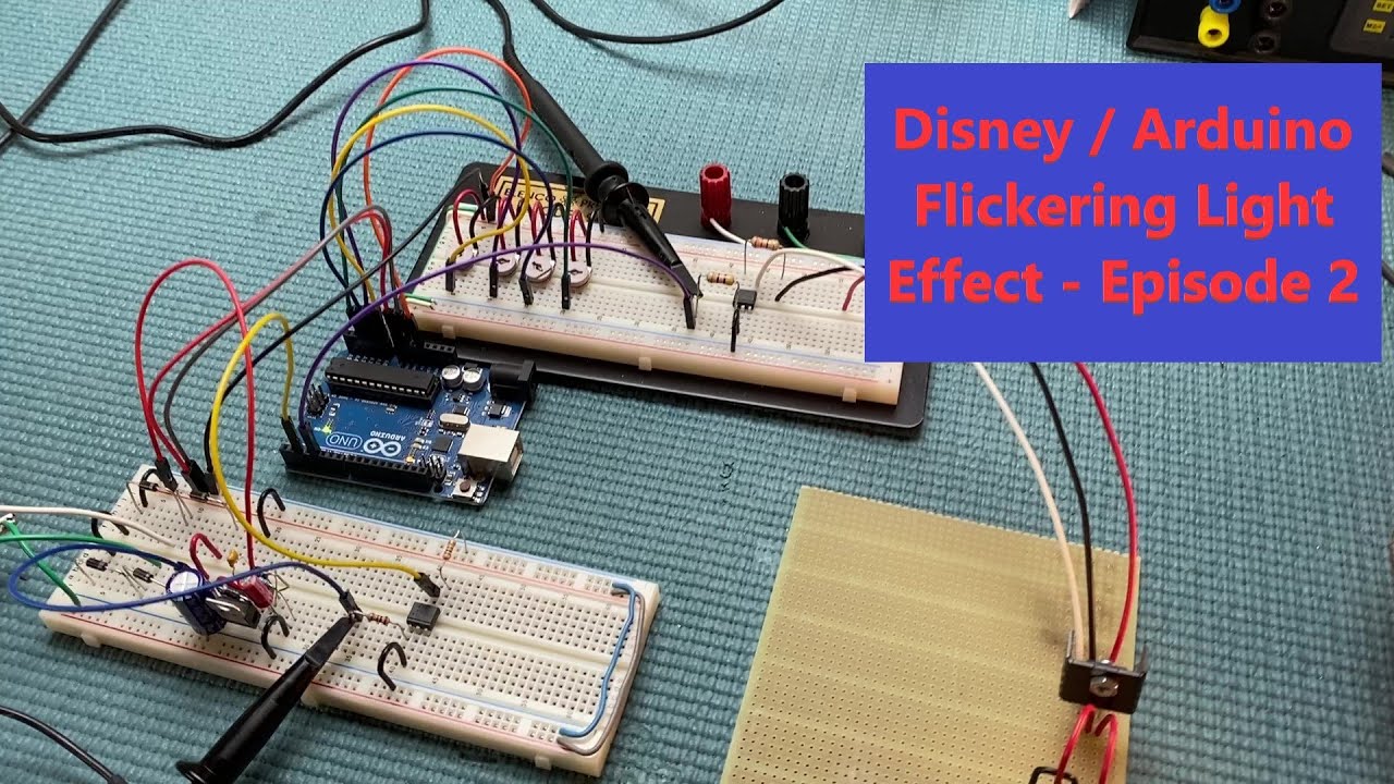 How to make a fantastic Disney Arduino controlled flickering light ...