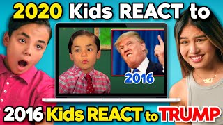 Kids & Teens React To Kids React To Donald Trump (4 YEARS LATER)
