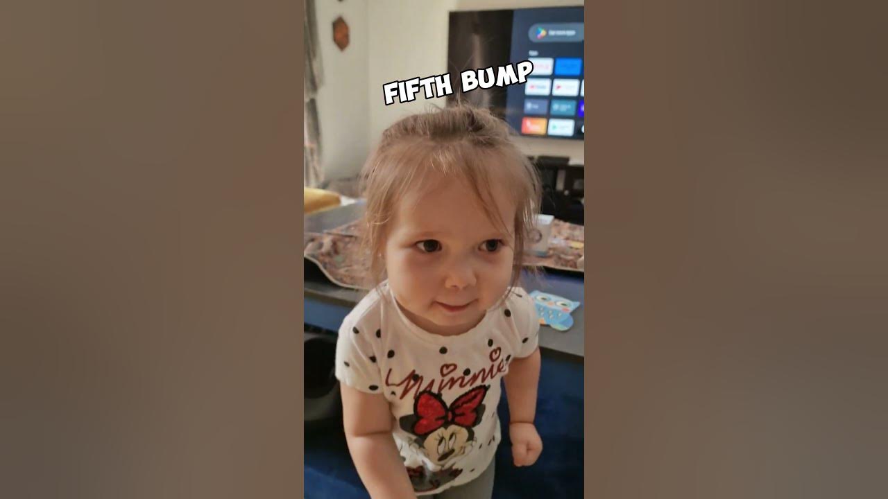 She is so proud of it! #lunarose #short #funnybaby
