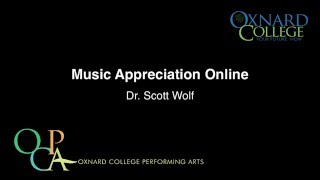 Oxnard College - Music Appreciation Online: Voices