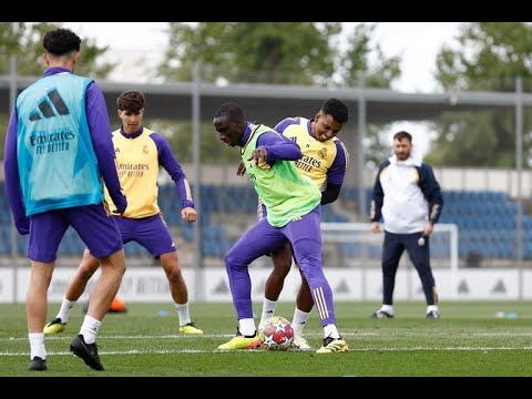 Real Madrid Training 27 Apr Team starts Preparation for game against Bayern Munich  Mendy is BACK