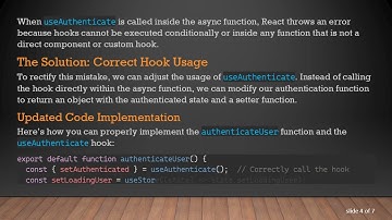 Resolving Invalid Hook Call Errors When Using useEffect in Async Functions in React