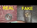 Real vs Fake Versace bag. How to spot counterfeit Gianni Versace hand bags