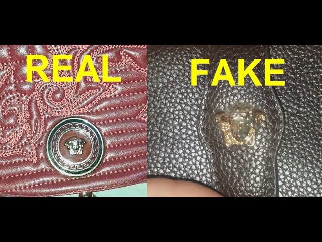 Real vs Fake Versace bag. How to spot 