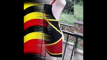 #apron inspired by colours of the #ugandanflag #lilymosescreationske #kitchenaccessories #sewing