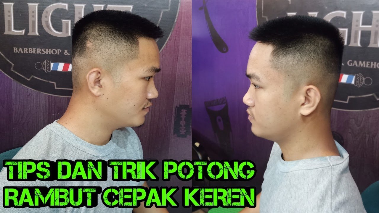 Cara Potong  Rambut  Cepak  YouTube