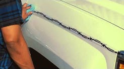 R67150 Barbed Wire pinstripe installation instructions 