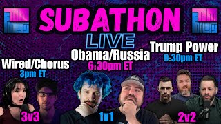 HOSTING Destiny vs Rob Noerr Debate Plus Chorus Wired Article Panel - SUBATHON