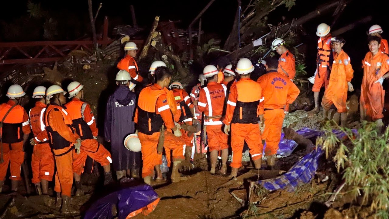 Myanmar landslide kills 13