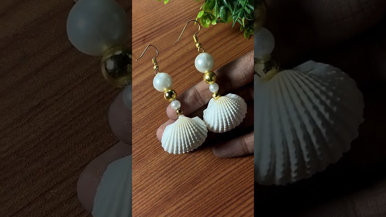 DIY Sea Shell Earrings Tutorials 