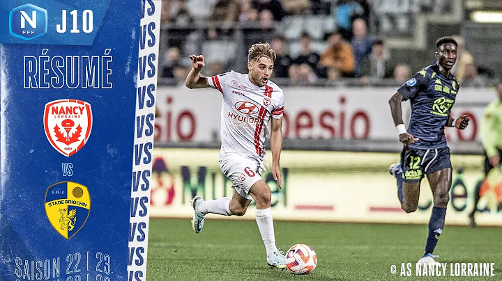 J10 | AS Nancy Lorraine - Stade Briochin (2-1), le...