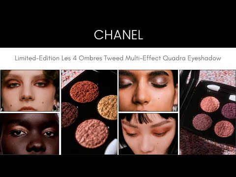 LES 4 OMBRES TWEED Multi-effect quadra eyeshadow 02 - Tweed pourpre | CHANEL