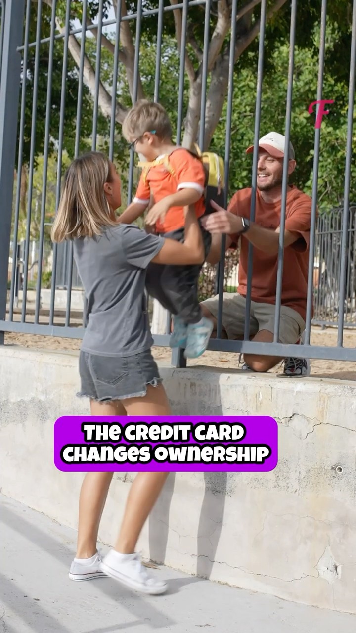 She Left Him with the Kid and Took His Credit Card! #shorts