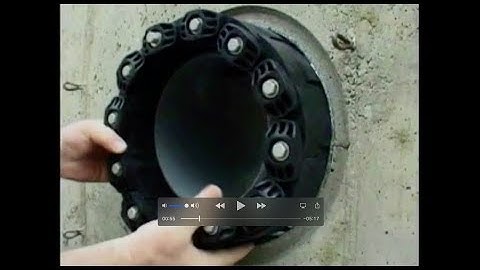 Link-Seal in Combination with Century-Line Sleeves or Cell-Cast Disks for Sealing Pipe Penetrations