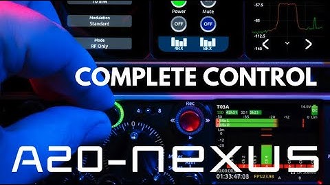 The Sound Devices A-20 Nexus gives you Complete Control with its Web App