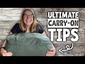 How to travel carryon only in 2024  beginners guide to minimalist packing