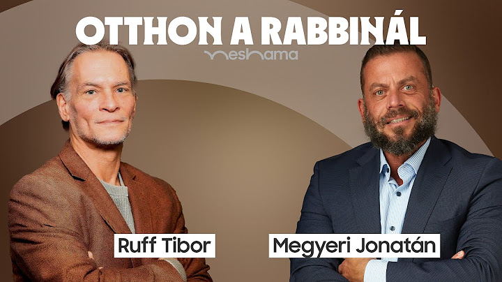 „Heroin, filozófia, Isten”  – Ruff Tibor / Otthon a rabbinál
